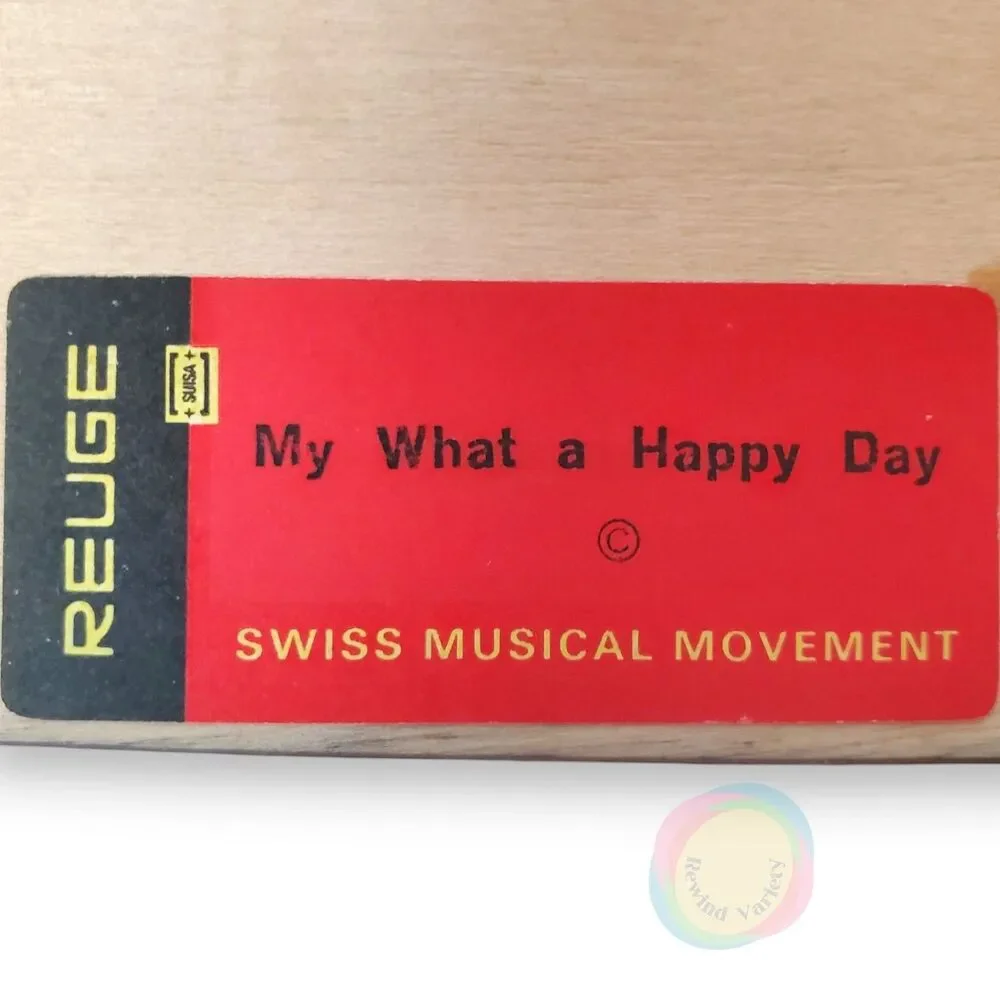 Vintage Reuge Disney Music Box Mickey Mouse Works 1970s